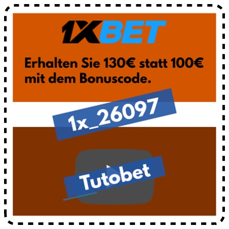 1xbet Erstmaliger Registrierungscode