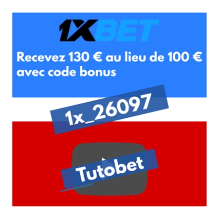 Quel code bonus pour 1xbet?